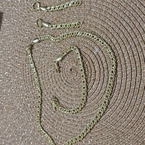 Elegant 14k Gold Plater Jewelry Set